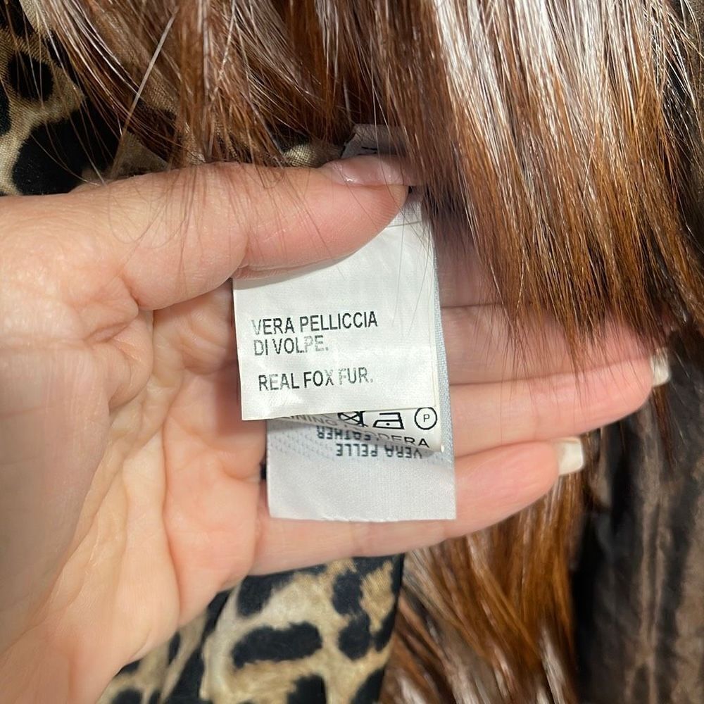 Real Fox Long Coat Size 14 - Picture 14 of 15